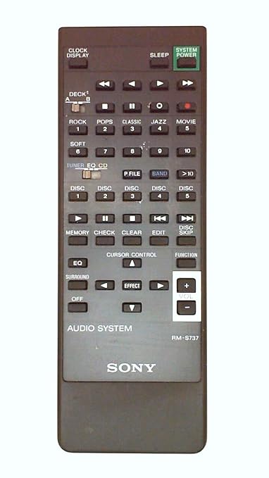 Sony Remote Control - RMS737