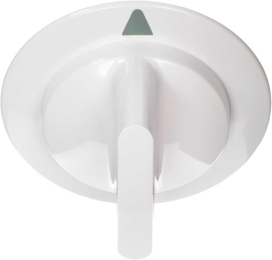 Hotpoint HTDX100GM8WW Timer Control Knob - White Genuine OEM