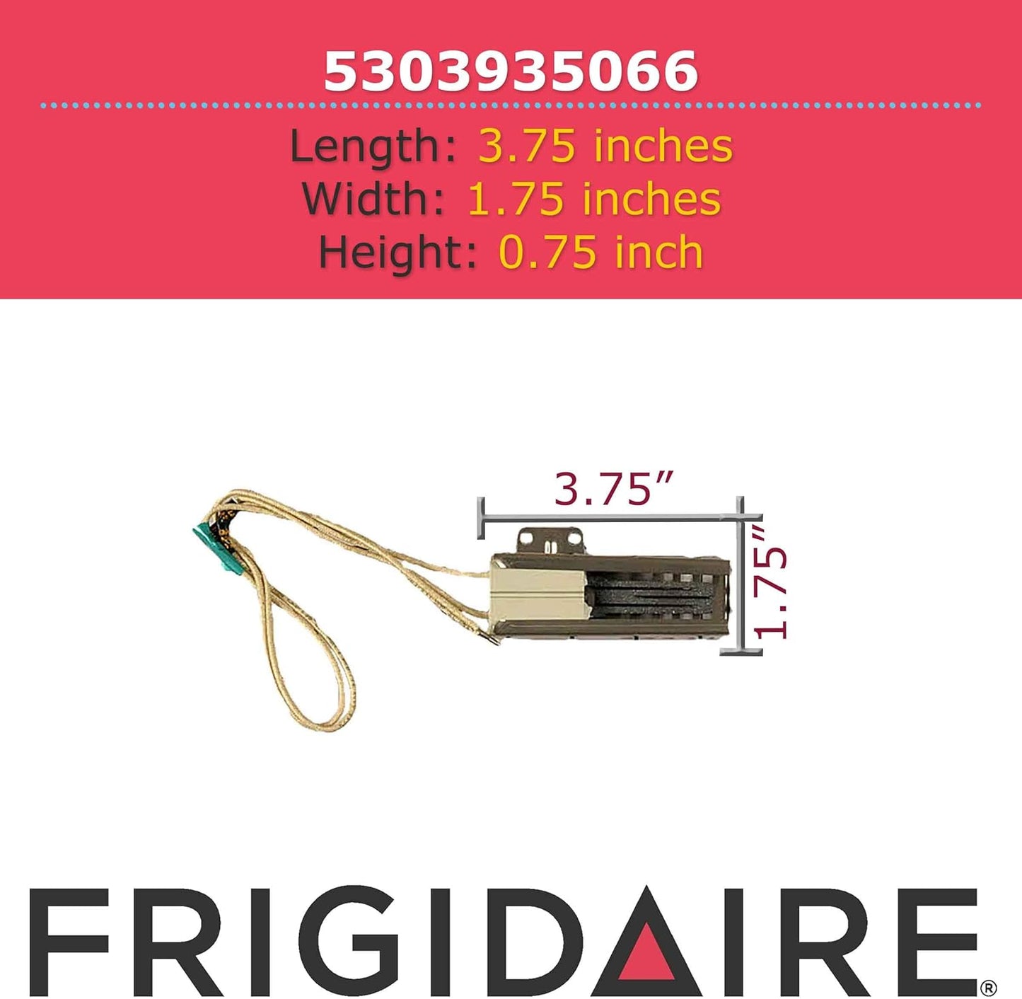 Electrolux / Frigidaire Oven Igniter (3.72 in) – 5303935066