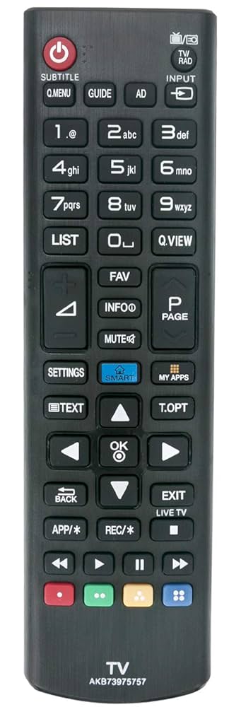 LG Remote Controller Assembly - AKB73975757