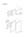 LG Part# ADD73896116 Refrigerator Door Foam Assembly - Genuine OEM