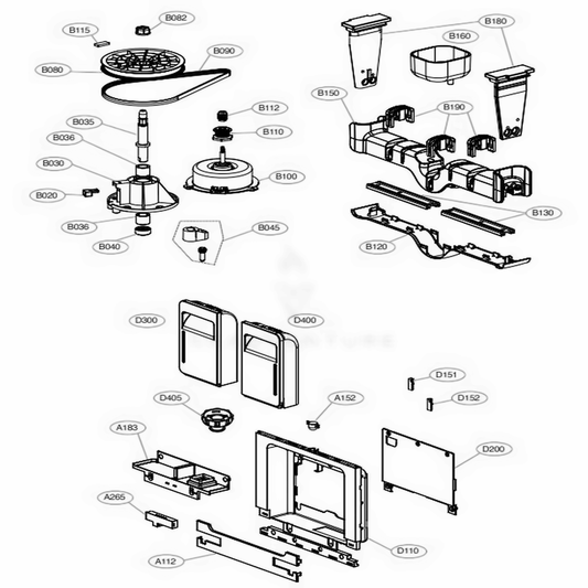 LG Part# MEC62664901 Upper Hanger - Genuine OEM