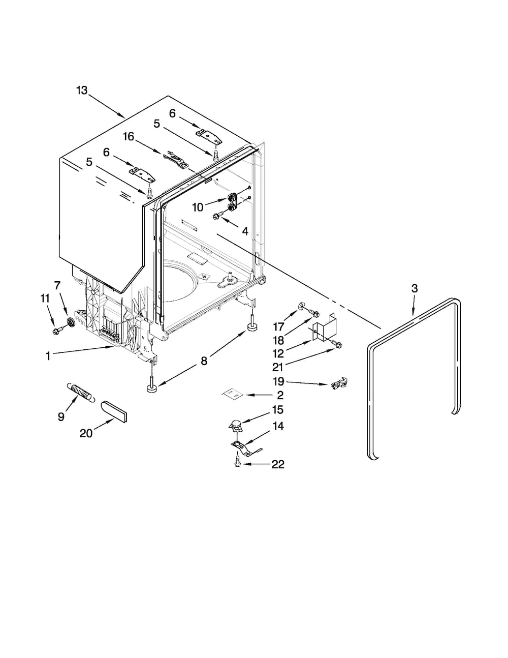 Whirlpool Spring WPW10337934