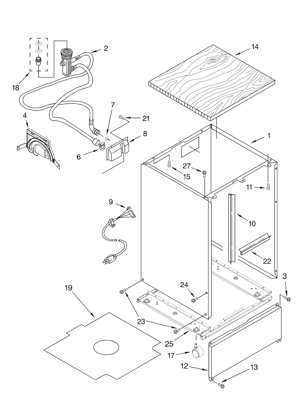Whirlpool Caster WP8559933