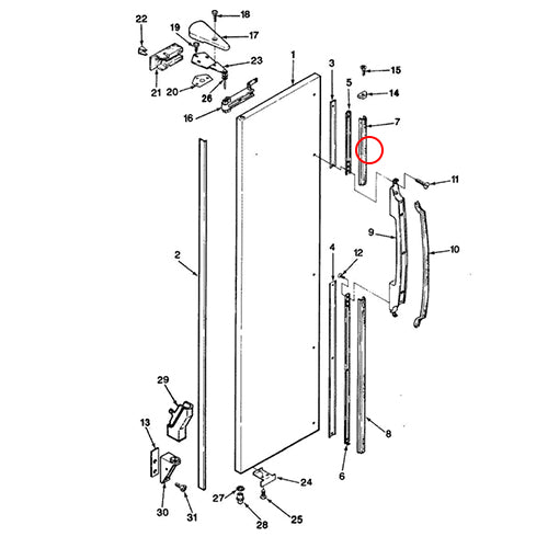 Midea Wind Channel Assembly - 17456000002577