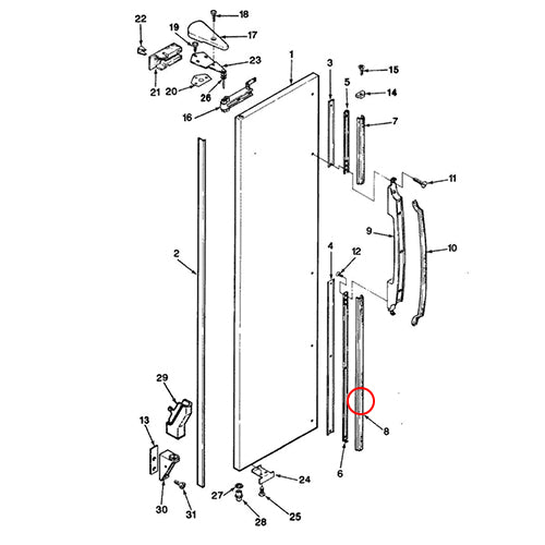 Midea Separating Board - 201126790068