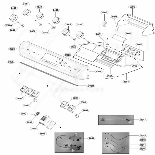 LG Part# EAD63828102 Wire Harness (Single) - Genuine OEM