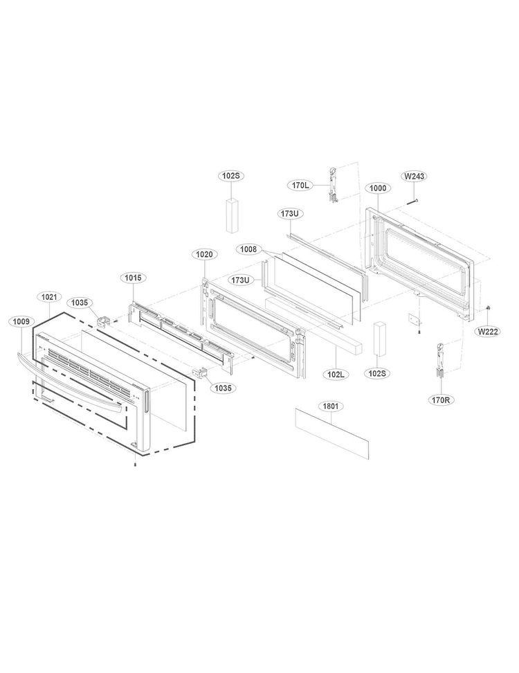 LG Part# MEA63970502 Air Guide - Genuine OEM