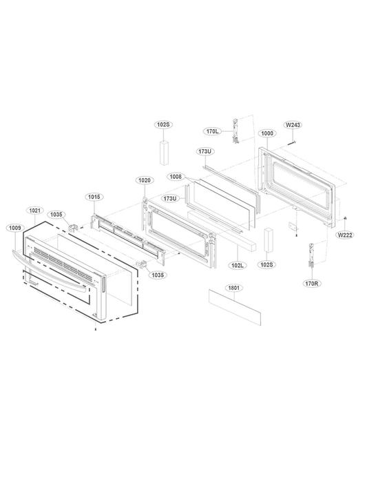 LG Part# MEA63970502 Air Guide - Genuine OEM