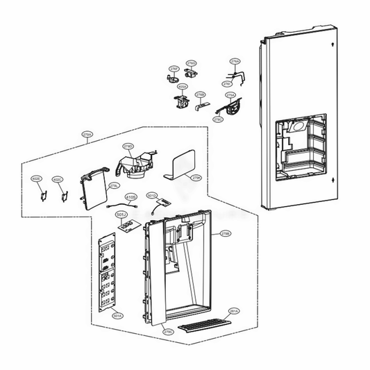 LG Part# MCK66585146 Display Cover - Genuine OEM