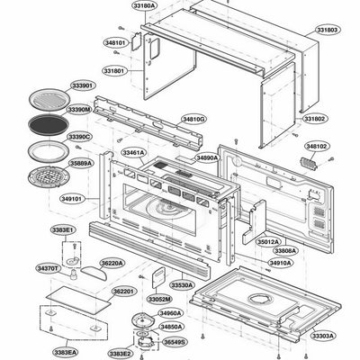 LG Part# 4370W3T011A Turntable Shaft - Genuine OEM
