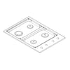 Dacor Part# 700196 Top Frame Assembly - Genuine OEM