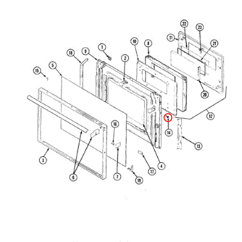 Whirlpool Part# 7107P015-60 Rivet (OEM)