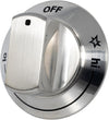 Electrolux E36GC76PRS2 Range Surface Burner Control Knob (Stainless)