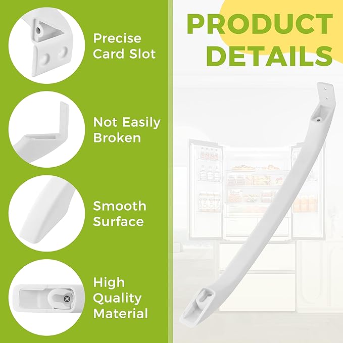 Frigidaire Refrigerator Door Handle (White) - 218428101