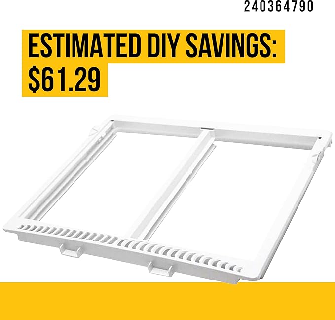 Frigidaire Refrigerator Crisper Pan Cover - 242201805