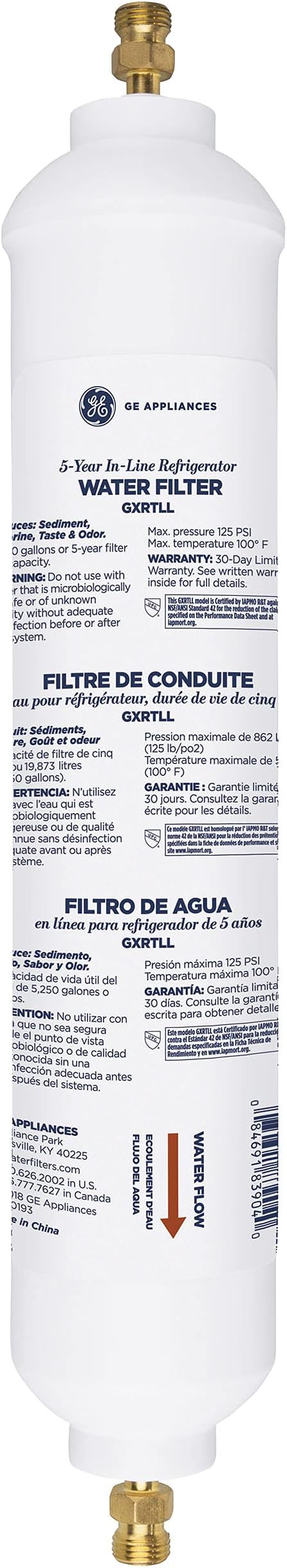 GE Water Filtration System GXRTLL