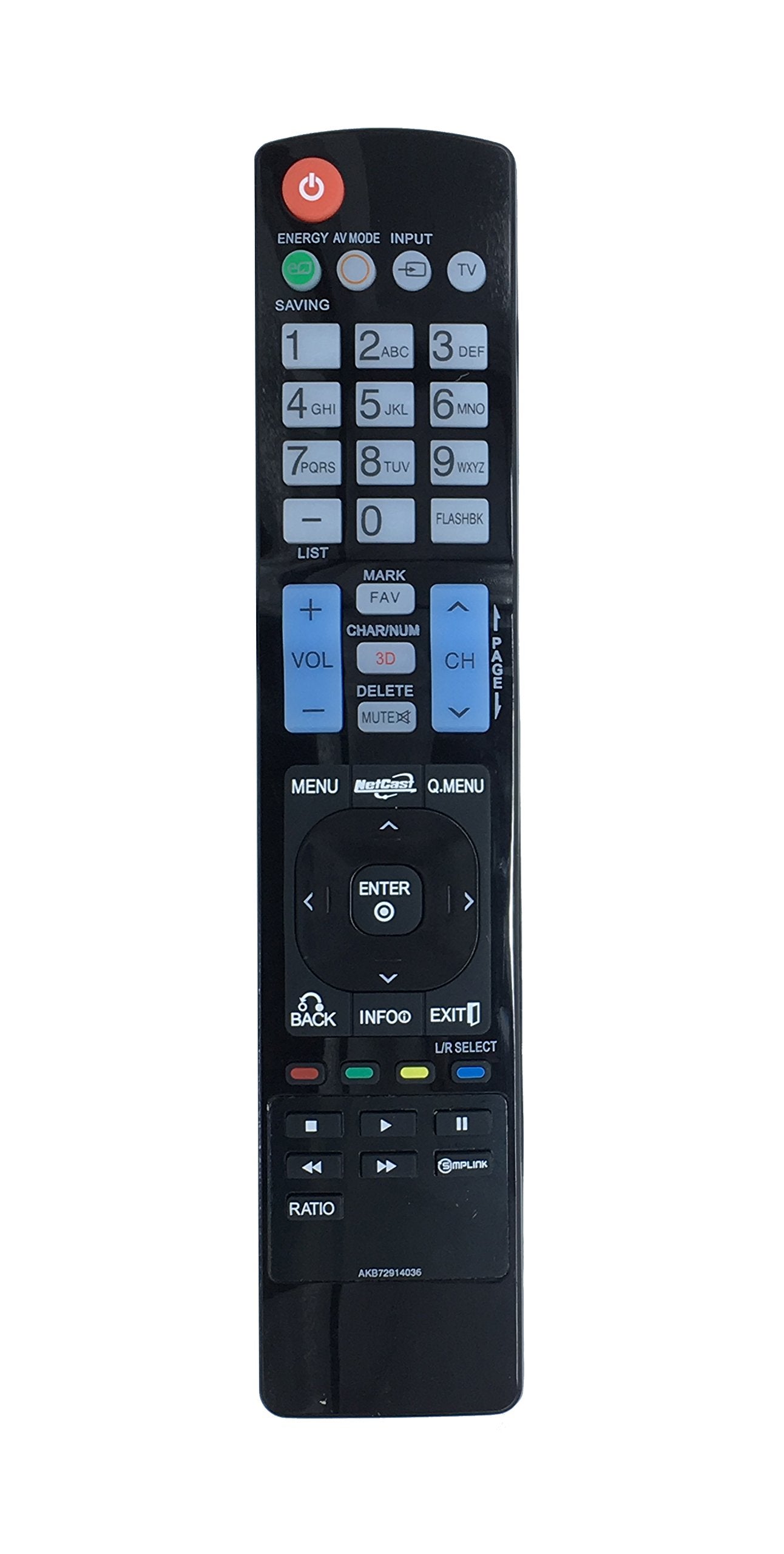 LG Remote Controller Assembly - AKB72914036