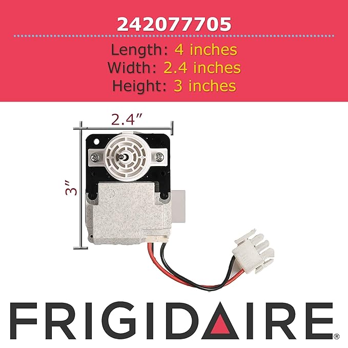 Frigidaire Refrigerator Evaporator Fan Motor - 242077705