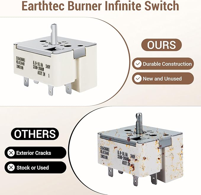 Frigidaire Surface Element Infinite Switch (Rear) 316436001