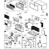 LG Part# MFH63463702 Vertical Louver - Genuine OEM