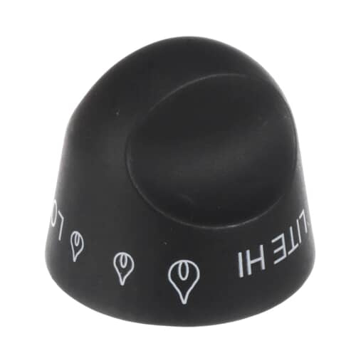 Whirlpool Part# 74003942 Surface Burner Control Knob (OEM) Black