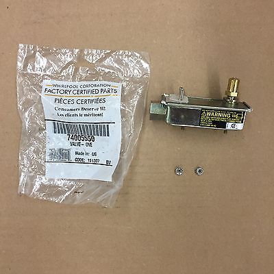 Whirlpool Oven Valve WP74005550