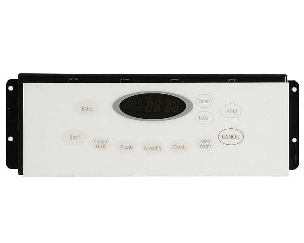 Whirlpool Part# 74009705 Clock with Overlay (OEM) White