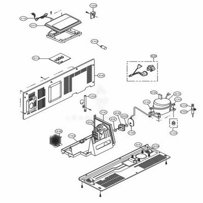LG Part# EBR87145139 Main Power Control Board Assembly - Genuine OEM