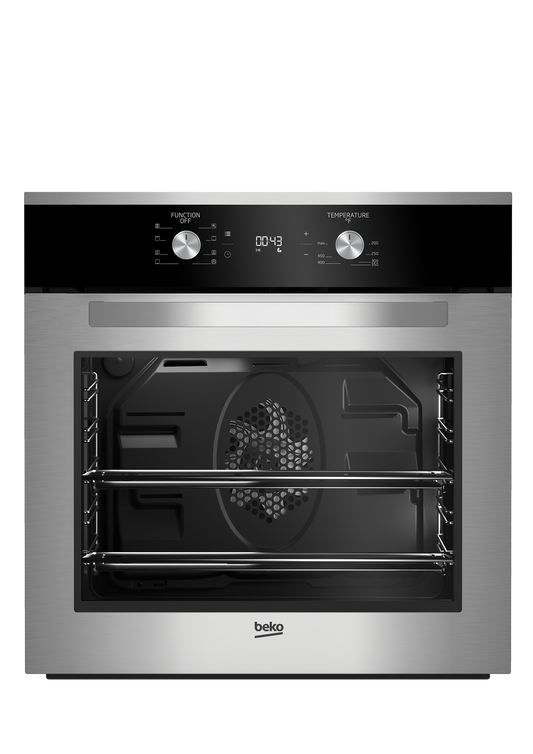 Beko 7732186202 24" Fingerprint-Free Stainless Steel Wall Oven - WOS24102SS