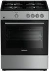 Blomberg 7737487905 24 Inch Freestanding Gas Range with 4 Sealed Burners, 2.51 cu. ft. Capacity, Cast Iron Grates - Bgr24102Ss