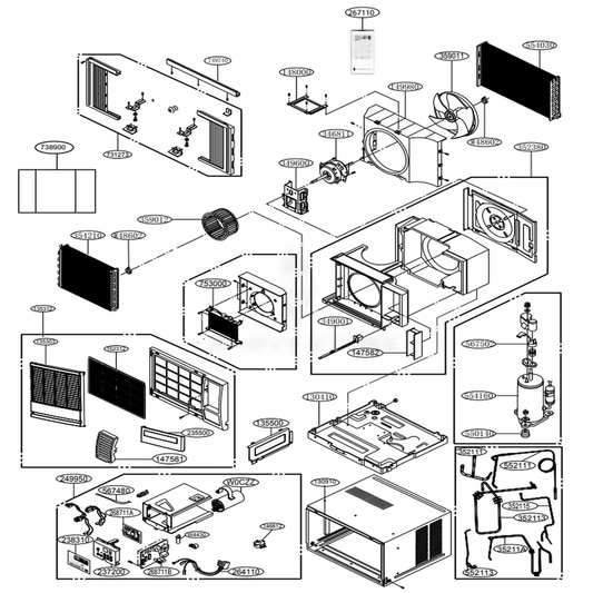 LG Part# EBR89597601 Display Power Control Board Assembly - Genuine OEM