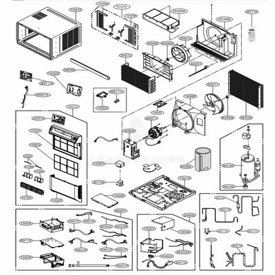 LG Part# ABJ75887401 Cabinet Assembly - Genuine OEM
