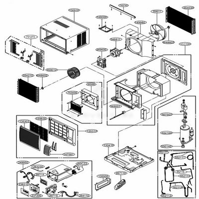 LG Part# 3550A20115B Cover Assembly - Genuine OEM