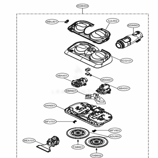 LG Part# MGQ62382001 Pump Assembly - Genuine OEM
