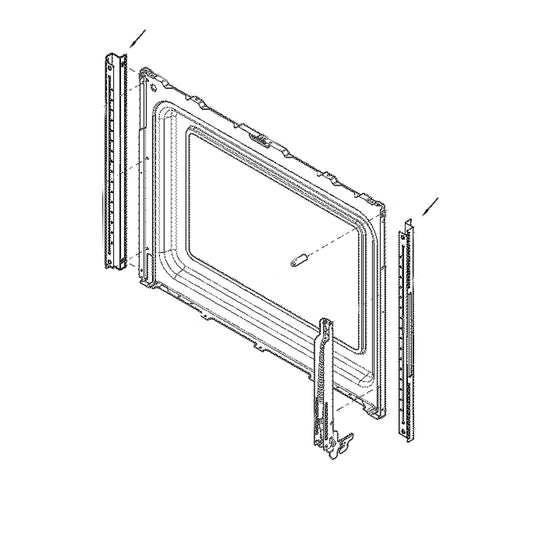 Electrolux Trim,Door,Black,Side - 807455807