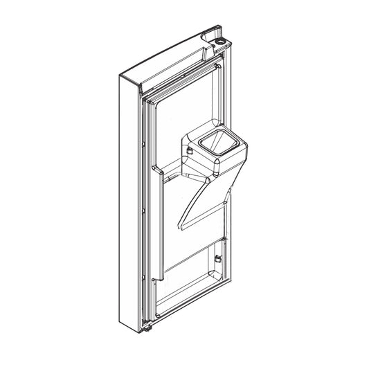 Electrolux Refrigerator Door,Complete,Whi - 807460135