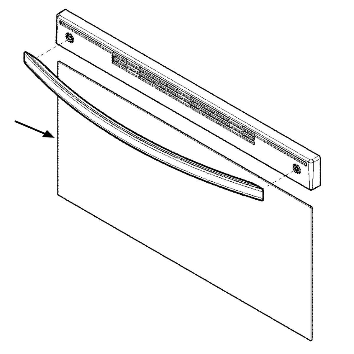 Electrolux Door Assembly,Outer,White,Uppe - 807939205