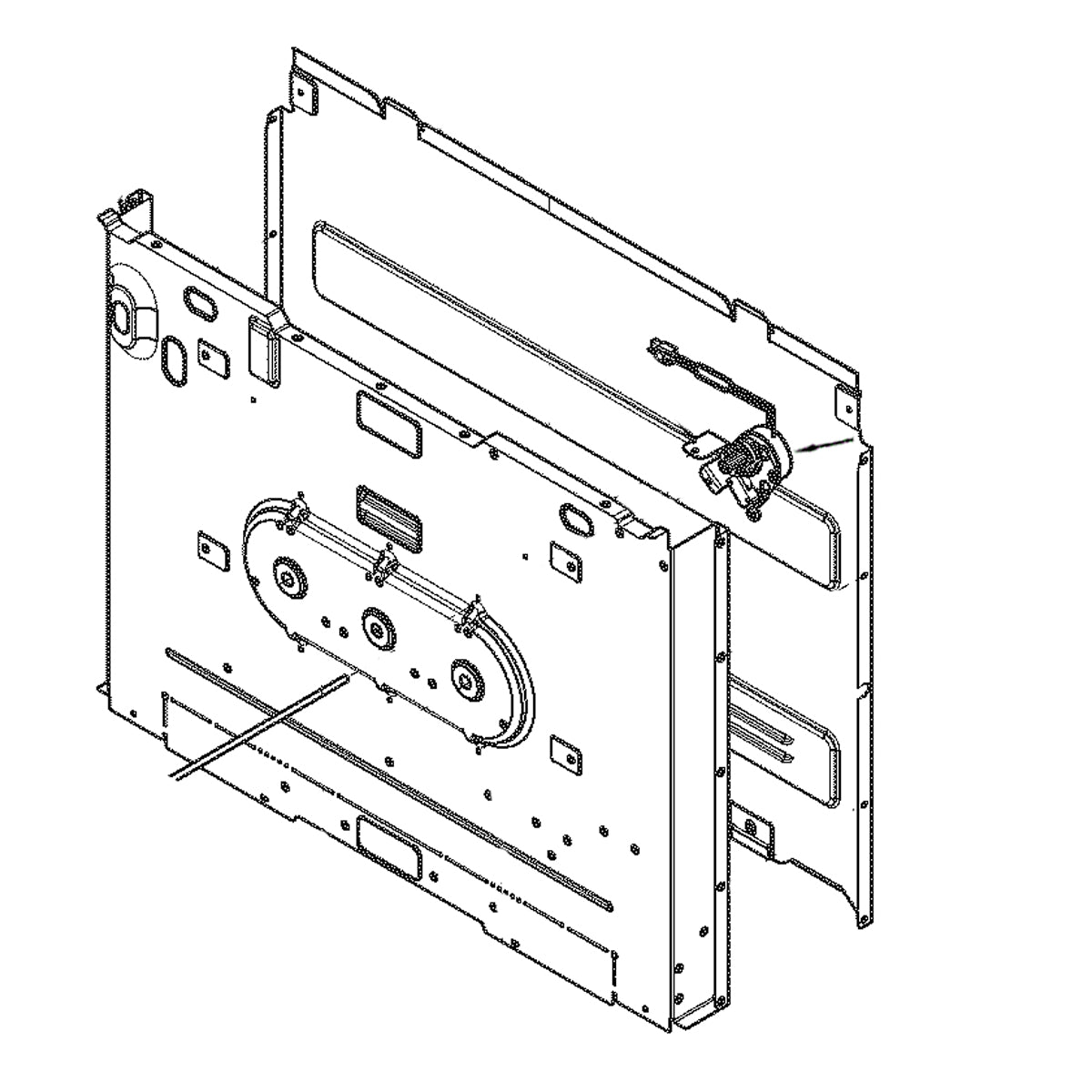 Electrolux Motor Assy.,Door Latch - 808721801