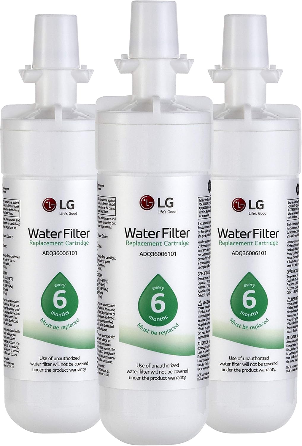LG Water Filter Lt700P 3 Pack - LT700P-3