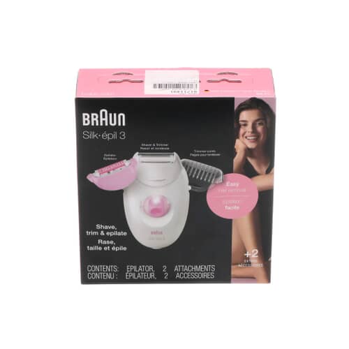 Braun Part# 81711491 Epilator for Women (White/Pink) - Genuine OEM