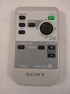 Sony Remote Control (Rm-Pj2) - 1-476-555-23