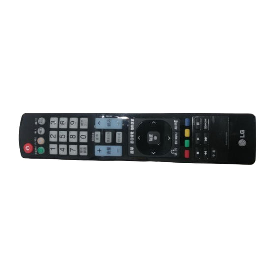 LG Remote Controller Assembly - AKB72914249