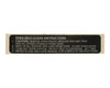 Dacor Part# 82873 Nameplate (OEM) Self Clean