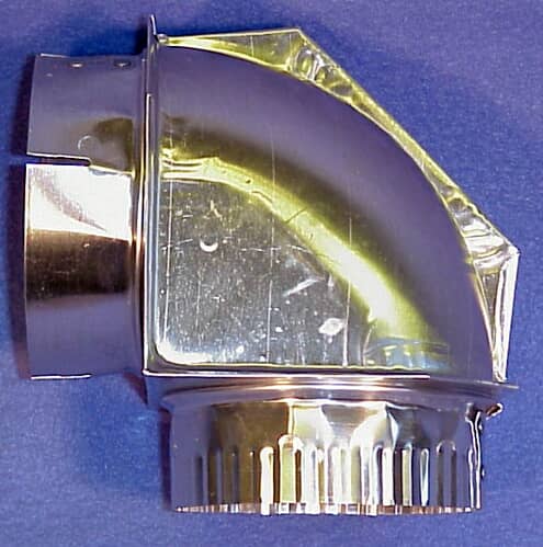 Whirlpool Part# 4396006RW Vent Elbow (OEM)