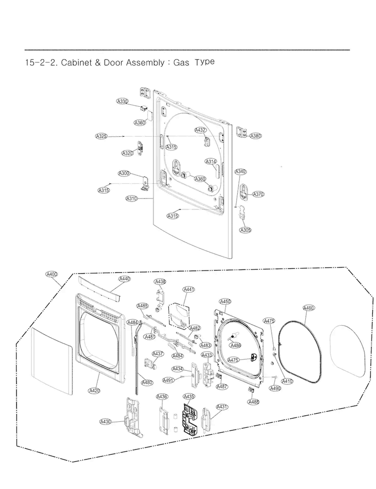 LG Part# MBL65958101 Cap Cover - Genuine OEM