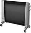 Delonghi HHP1500 Mica Panel Radiator, Black/Silver