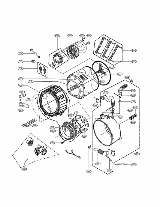 LG Part# AGL73958706 Control Panel Assembly - Genuine OEM