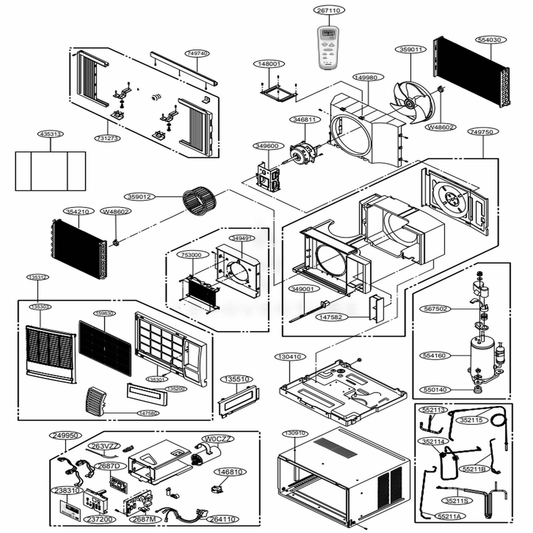 LG Part# EBR77280801 Display PCB Assembly - Genuine OEM