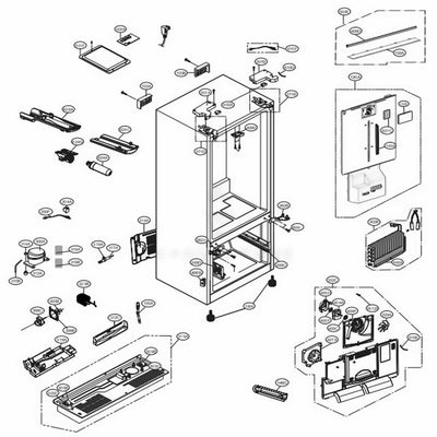 LG Part# EBR86093742 Main Power Control Board Assembly - Genuine OEM